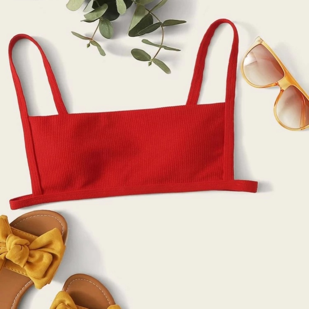 Red Two Piece Bikini